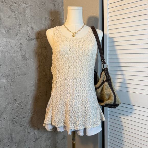 Preppy Knitted See Through Tank Top - Picture 4 of 6